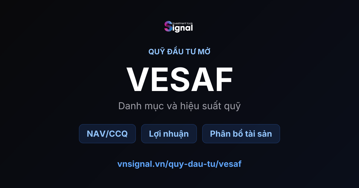 Quỹ VESAF: NAV & Hiệu Suất